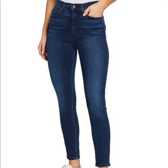 7 for all mankind gwenevere high waisted skinny jeans